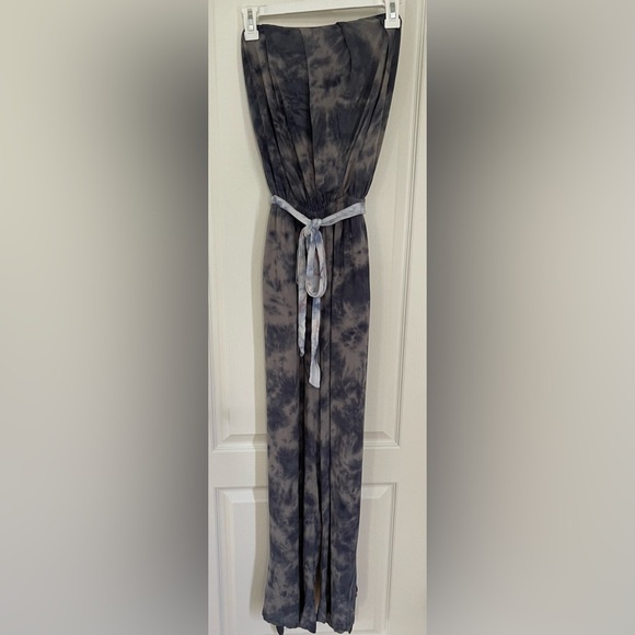 Free People Strapless Just Float One Piece Tie Dye Jumpsuit - Picture 4 of 12